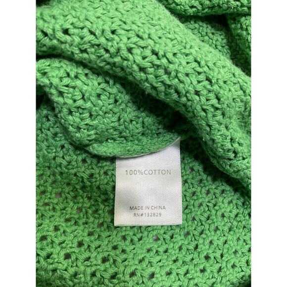 Tularosa 'Maisa' Green Cotton Crochet Mini Dress Size XS - Picture 5 of 5